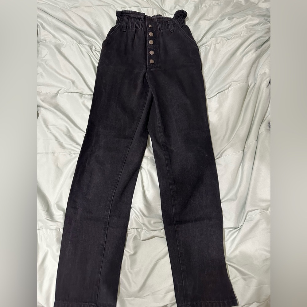 forever 21 black jeans, size xs